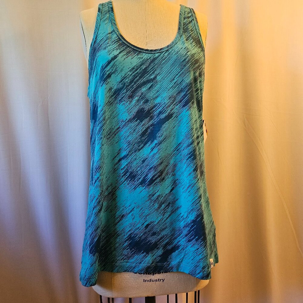 Smartwool Capri Blue Merino Wool 150 Tank Top Sz L Base Layer